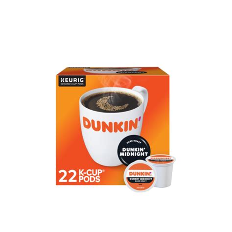 Dunkin'® Midnight K-Cup Pods® Dark Roast Coffee | 1 box 22-count ...