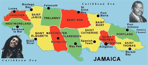 World Maps Library - Complete Resources: Jamaica Maps With Parishes