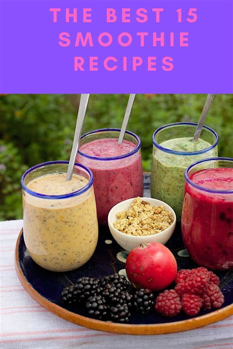 The Best Smoothie Recipes : 15 Recipes • Many Things To Love | Low carb ...