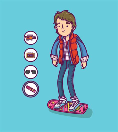 Marty mcfly / back to the future on Behance