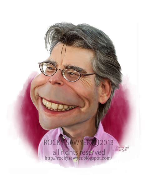 Sawyer Illustration Inc. caricature and cartoon art studio: Stephen King