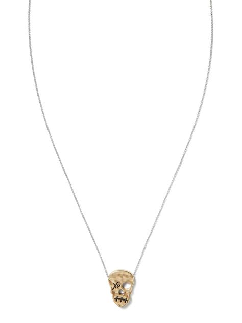 XO Skull Pendant Necklace | Banana Republic