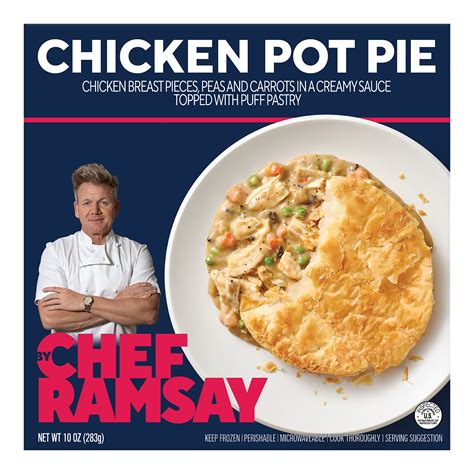 Gordon Ramsay Roasted Chicken Pot Pie, Frozen Meals, 9.5oz - Walmart.com