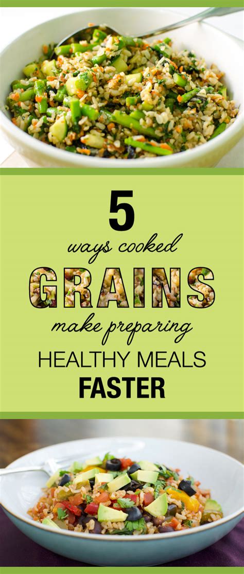 5 Ways Cooked Grains Make Healthy Meal Prep Faster | Veggie Primer