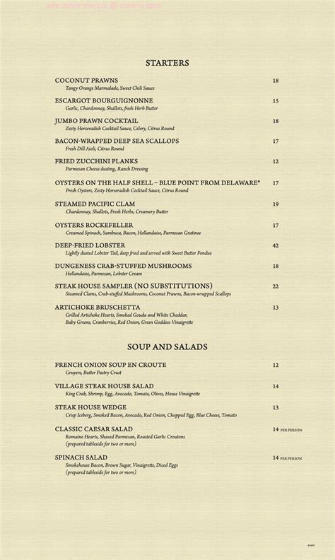 Online Menu of The Steak House at Western Village Restaurant, Sparks, Nevada, 89434 - Zmenu