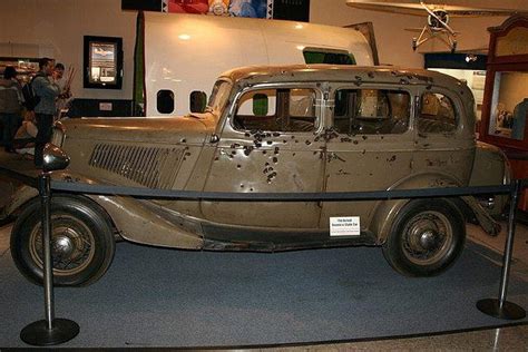 Bonnie and Clyde Death Car on display at a museum in Nevada | Bonnie ...