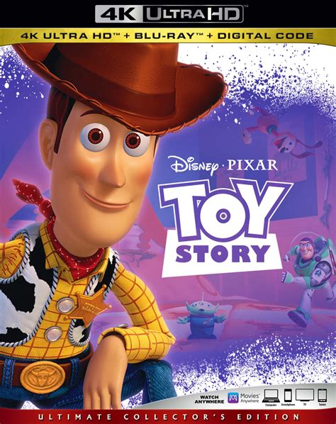 TOY STORY: 4K UHD Blu-Ray (Disney/Pixar, 1995) Walt Disney Home Entertainment