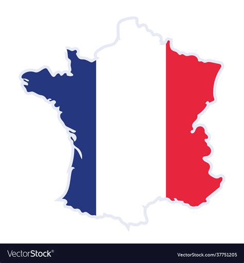 French map flag Royalty Free Vector Image - VectorStock