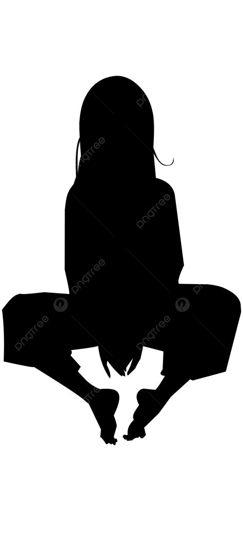 Anime Girl Silhouette Vector, Anime Silhouettes, Anime Vector, Anime Illustration PNG and Vector ...