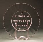 Baby Shower Platter - Armour Products.com - Wholesale Glass Etching Supplies