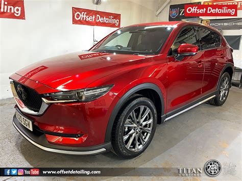 NEW CAR DETAIL 2020 MAZDA CX5 SOUL RED CRYSTAL METALLIC WITH TITAN ...