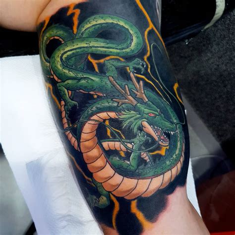 Shenron Tattoo Ideas Featuring Iconic Dragon Imagery