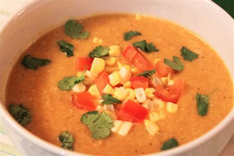 Creamy and Spicy Corn Soup - The Picky Eater