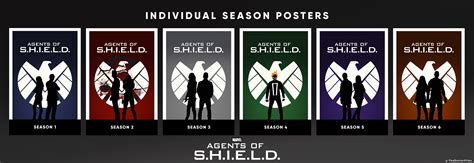 Agents of SHIELD - Individual Minimalist Season Posters [Collection ...