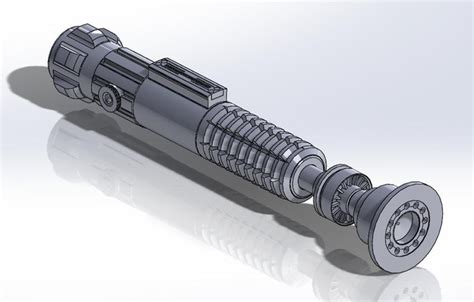 Obi Wan Kenobi Lightsaber - STL, SOLIDWORKS, Other - 3D CAD model - GrabCAD