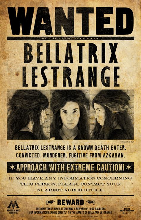 Wanted: Bellatrix Lestrange by reemis on DeviantArt