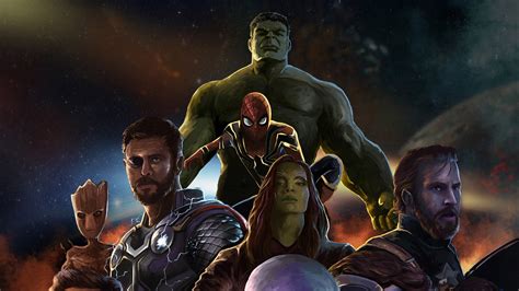 Avengers Infinity War New Artwork Wallpaper,HD Superheroes Wallpapers ...