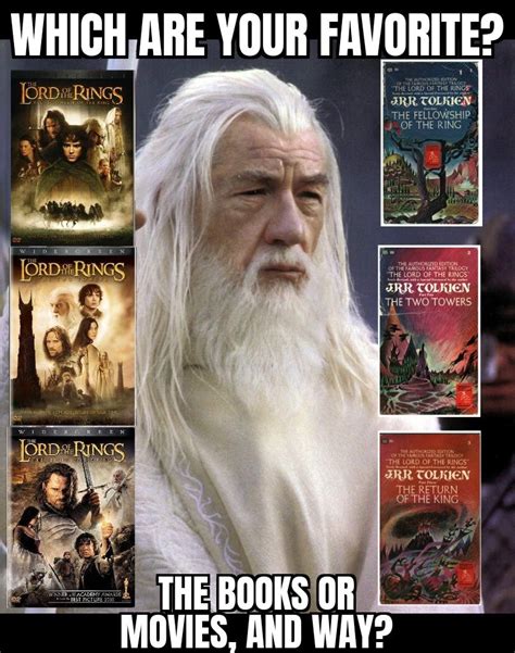 mine are books. : r/lotrmemes