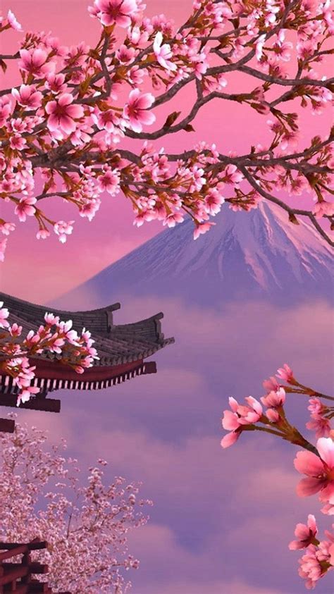 Pink Sakura Tree Anime Aesthetic Wallpapers - Wallpaper Cave