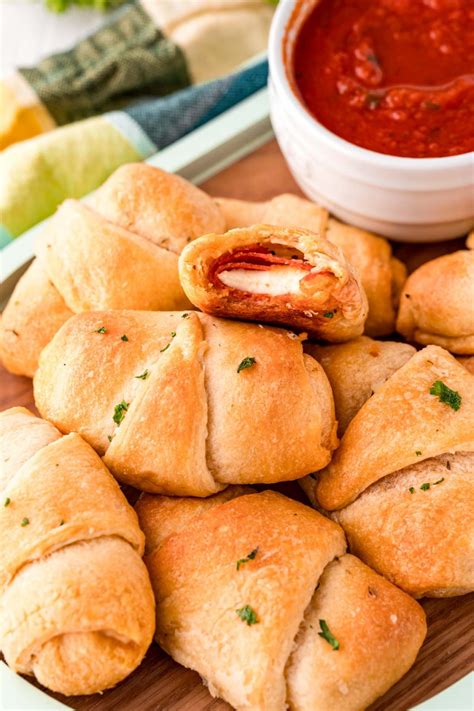 Easy Stuffed Pizza Rolls Recipe - Sugar and Soul Co