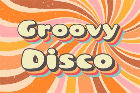 Groovy Disco 70s Font By ampersand | TheHungryJPEG