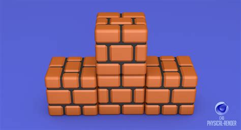 Brick Block Super Mario Assets 3D Model $29 - .c4d .fbx .obj - Free3D