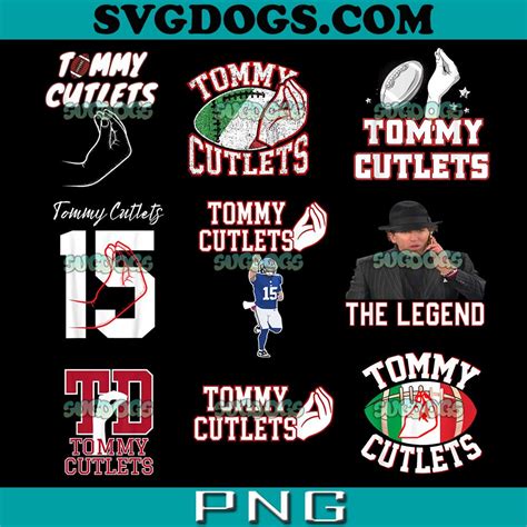 Tommy Cutlets Football PNG Bundle