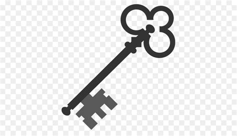 Free Skeleton Key Silhouette, Download Free Skeleton Key Silhouette png ...