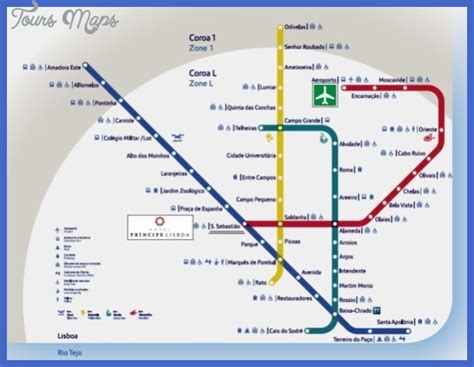 Lisbon Metro Map - ToursMaps.com