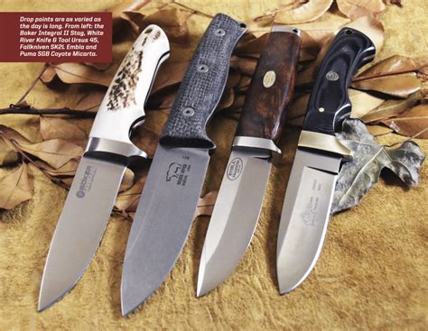 Drop Point Knife Patterns