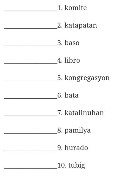 tukuyin kung ang salita ay tahas,palansak,obasal I sulat ang sagot sa ...