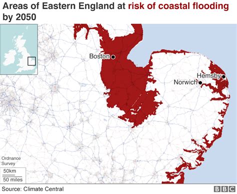 Coastal floods warning in UK as sea levels rise - BBC News