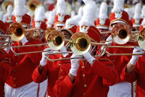 "76 trombones" | Taken during bandfest prior to the Rose Bow… | Flickr