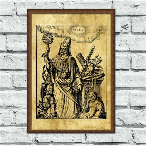 Hermes Trismegistus Alchemy, Alchemy Illustration, Alchemy Print, Ancient Art, Magick Art ...