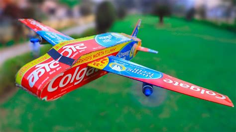 How to Make an Airplane from Colgate | Amazing DIY Toys - YouTube