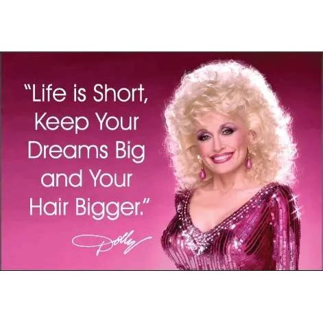 Ephemera Magnet - Dolly Parton - Dream Big - Grandpa Joe's Candy Shop