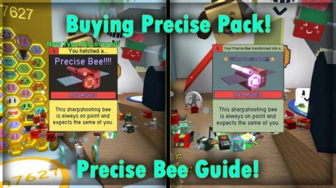 ️Buying Precise Pack and New Precise Bee Guide! ️ - Bee Swarm Simulator - YouTube