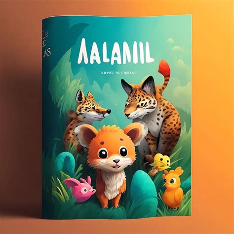 Premium AI Image | A kids book cover page design