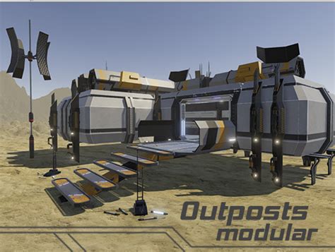 BK's Modular Sci-Fi Outpost | 3D Sci-Fi | Unity Asset Store