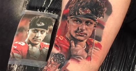 Mahomes Mania heads to the tattoo parlor