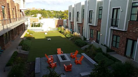 Nashville apartment amenity | Patio design, Outdoor courtyard ...