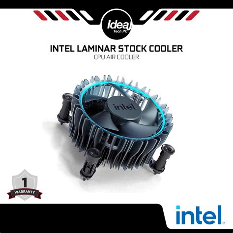 Intel Laminar LGA 1700 Stock CPU Air Cooler | Support Intel Processor ...