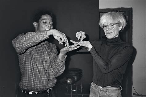 Jean Michel Basquiat And Andy Warhol