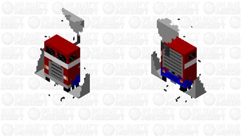 Optimus Prime truck mode Minecraft Skin