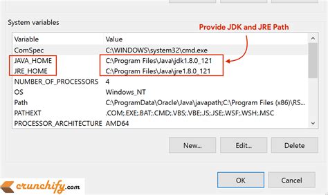 How to Setup, Configure JAVA_HOME and JRE_HOME Environment Variables on Windows? • Crunchify