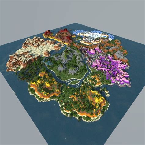 1500x1500 custom map (with download) Minecraft Map | Custom map ...