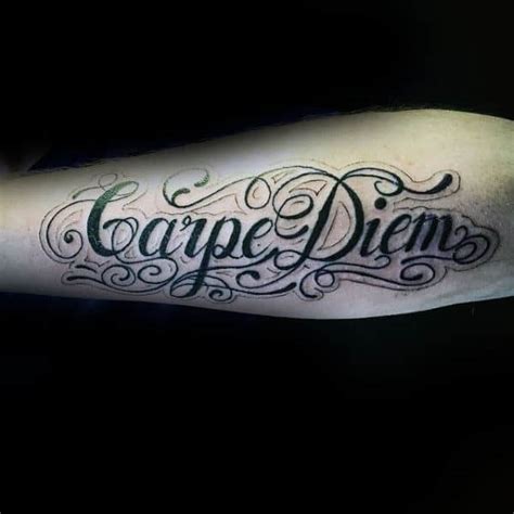 70 Carpe Diem Tattoo Designs For Men - Seize The Day Ink Ideas