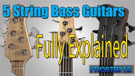 5 String Bass Guitar | Fully Explained - YouTube