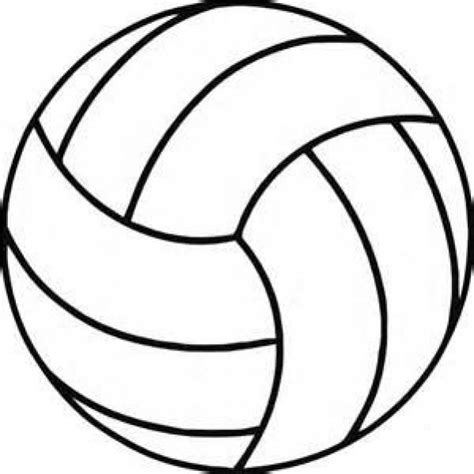 free volleyball clipart black and white - Bing images #volleyball # ...