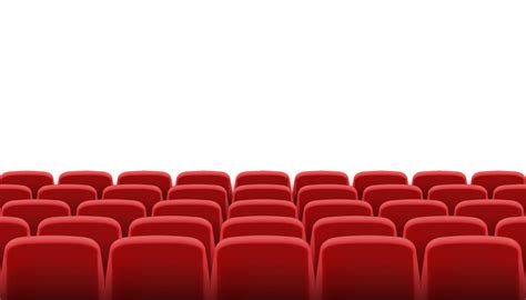 Rows of red cinema or theater seats 2264159 Vector Art at Vecteezy